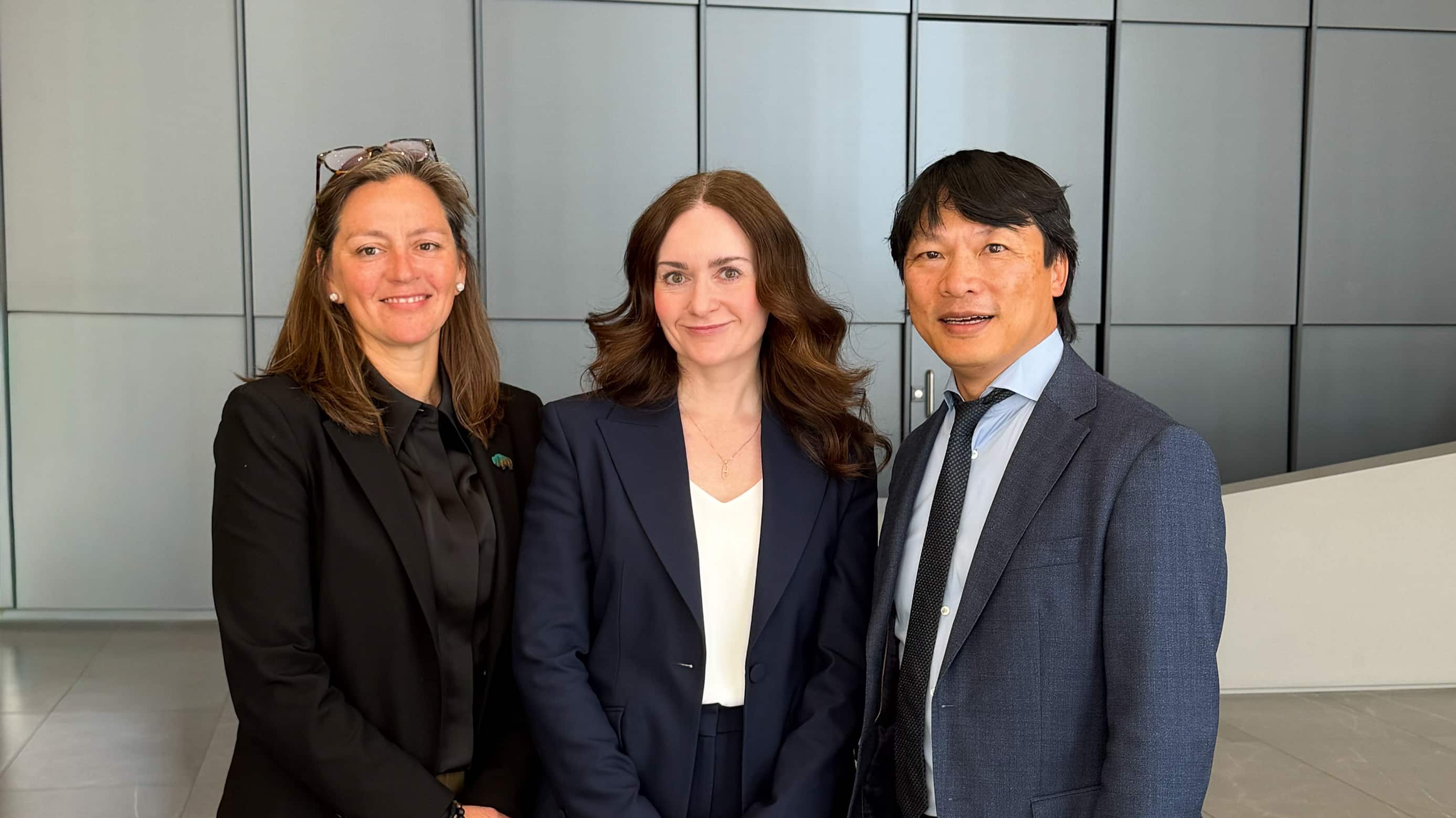 Canada Investment Summit 20226 Elisabeth Saftiuk with two MCC board members